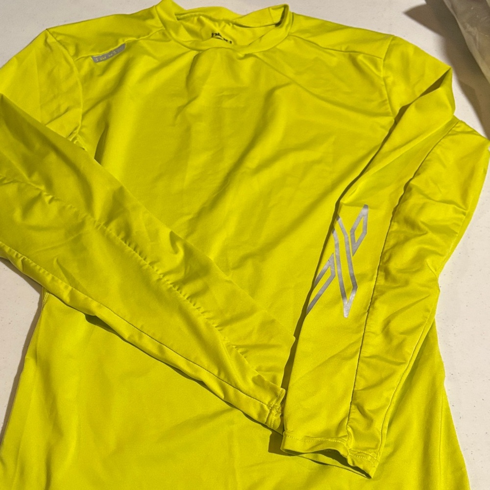 Hind Men's Neon Yellow Rash Guard